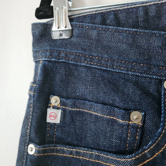 AG Adriano Goldschmied The Matchbox Slim Straight Dark Wash Jeans Size 34X34 - Picture 4 of 12